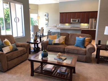 Home Staging - Larsen Living Room Okotoks & Calgary